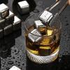 4-8pcs Stainless Steel Ice Cubes Set Reusable Whiskey Stones Ice Cubes Vodka Wine Beer Liqueurs Home Party Bar Chiller Tools