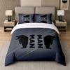 3Pcs Bedding Setman Truck Soft Bed Sheet and Two Pillowcases Home Bedroom Decor