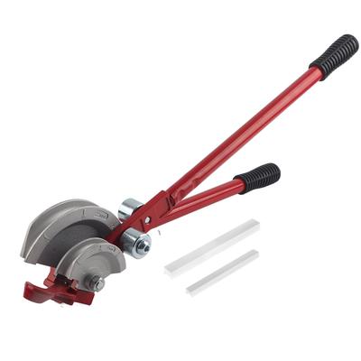 2 In 1 180 Degrees  Handheld Red Pipe Bender Heavy Duty Tube Bending Tool 15mm 22mm