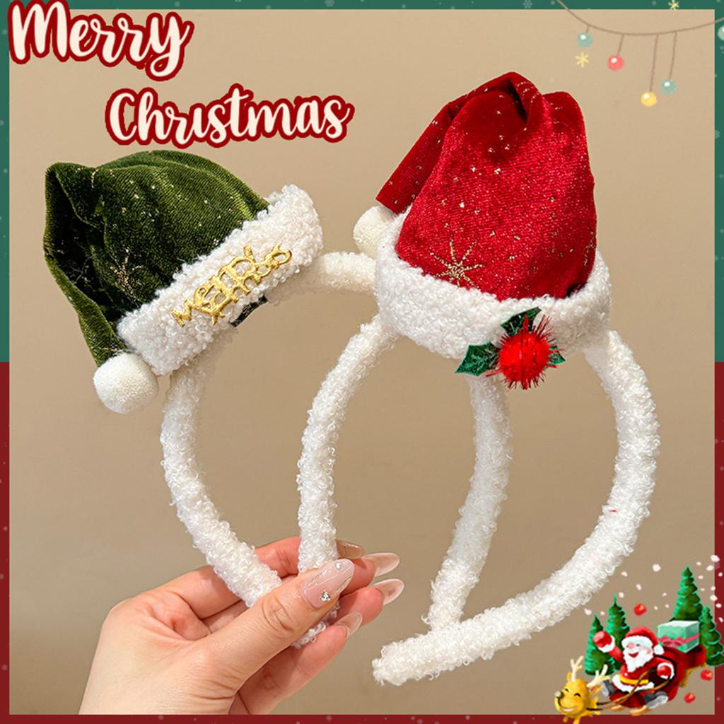 1PC Christmas Headband Hair Clips Cute Hair Accessories for Kids Holiday Party Dress Up Gifts Snowflake Letter Design Hairband