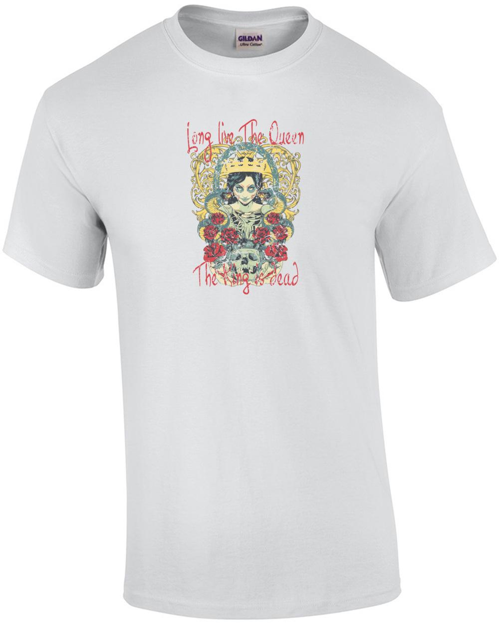 Long Live The Queen The King Is Dead Gothic T-Shirt S разноцветный