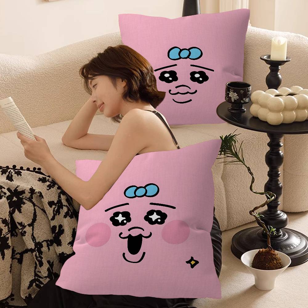Popular Character O-Opanchu U-Usagi Pillow Gift Home Office Decoration Bedroom Sofa Car Cushion Cover case 45x45