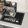 Coffee Machine Water Absorbent Mat, Kitchen Countertop Drainage Mat For Coffee Shop Restaurant Kitchen Carpet Tableware Durable Diatom Mud Table Mat