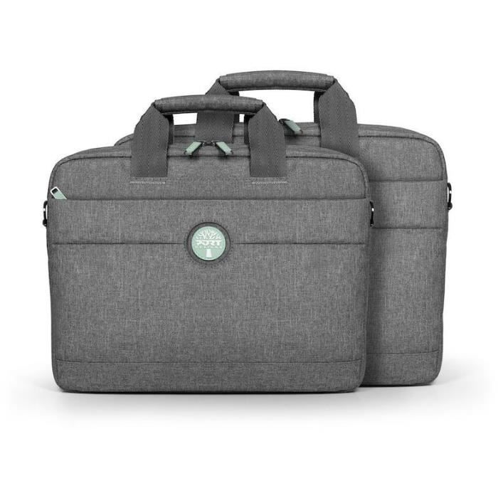 Sacoche pour ordinateur portable 15,6" - PORT DESIGNS YOSEMITE ECO - Gris (62% de matériaux recyclés)