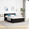 Boxspring Bed with Headboard Black 160 X 200 Cm Velvet