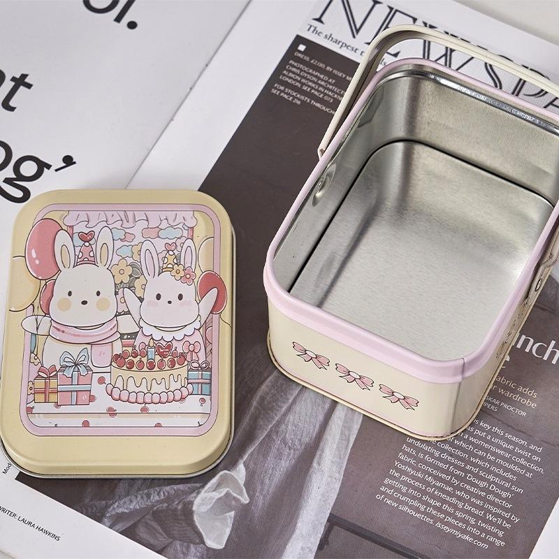 Tinplate Candy Box Kids Gifts Small Tin Box Cookie Boxes Portable Gift Case For Birthday Wedding Party Decoration