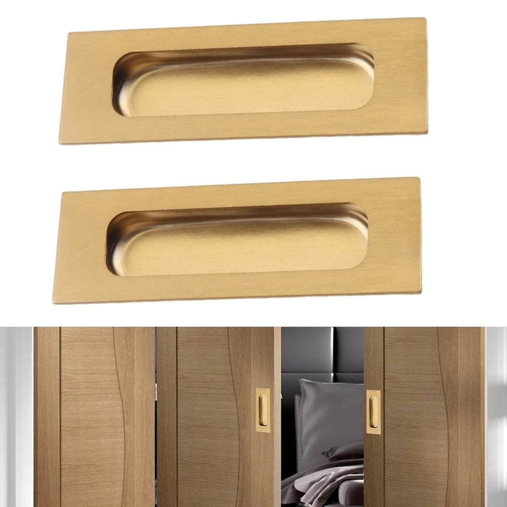 Sliding Door Handle Concealed Furniture Handles Cabinet Handles Easy Installation Smooth Edges Versatile For Different Settings