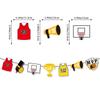 Basketball-Themed Balloon Set for Children's Birthday Party Decorations