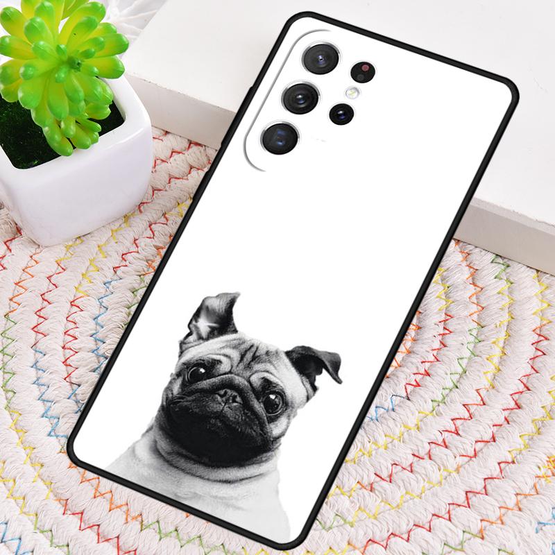 CUTE PUPPY PUG DOG MOPS Phone Case for Samsung Galaxy Note 10 Pro S26 Ultra S23 S24 FE S25 S21 S22 PLUS Shockproof Cove