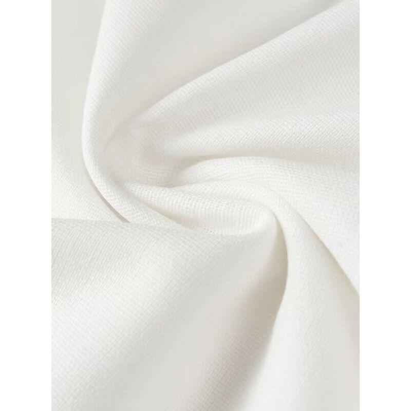 Kaslead New Arrival Women's Fashion Style Fashion Casual Easiest for Match Minimalist Cotton and Linen High Waist Skirt