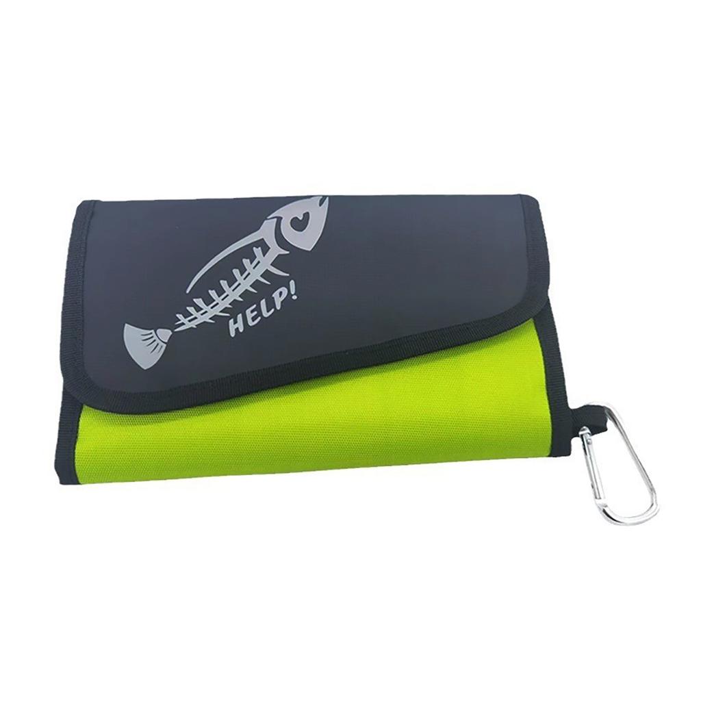 Waterproof Bait Bag Oxford Bait Wallet PVC Inner Bag Partition Fishing Bait Container Fishing Bait Sorting Bag