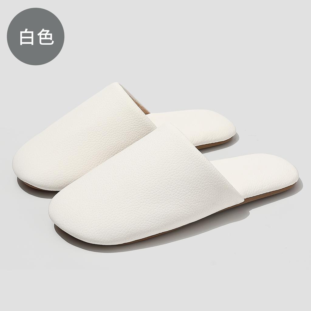 Couple Japanese floor mop 2025 autumn and winter new soft bottom indoor home silent non-slip waterproof cotton slippers