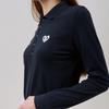 Goxo Basic Pique T shirT Smile hearT Navy