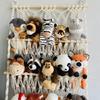 Versatile 3 Layer Toy Storage Net Shelf Stuffed Animal Storage Hammock for Kids