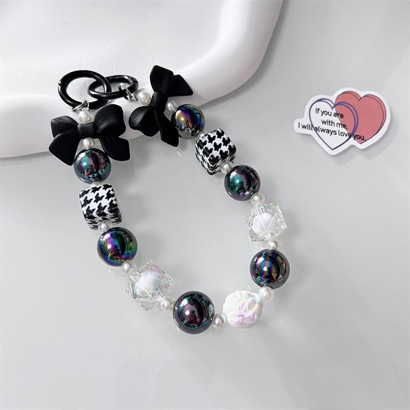 Universelles Handy-Lanyard High-End Luxus Kurz Wassertropfen Hängekette Handperlen-Handgelenkkette Handgehaltener Anhänger