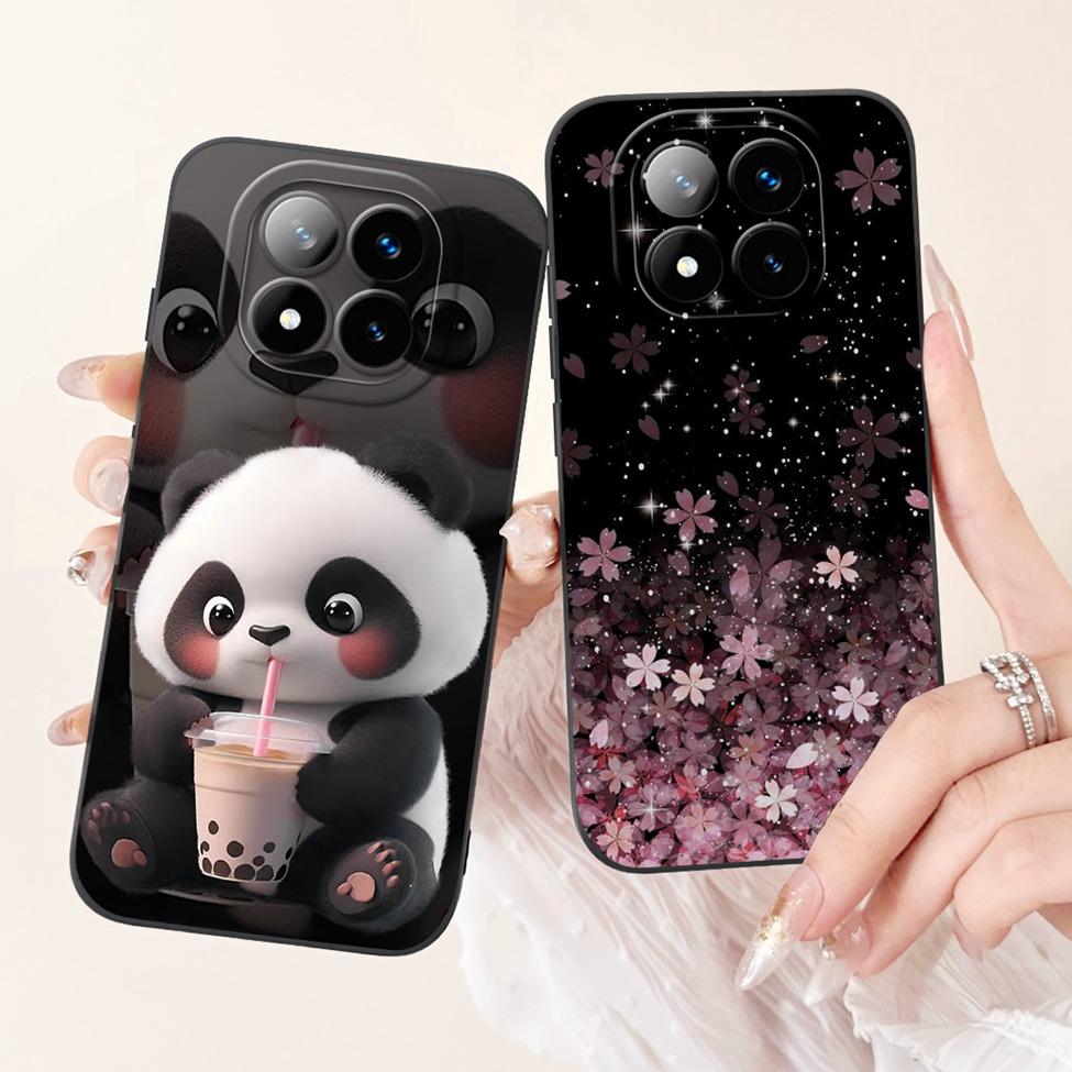 For Redmi Note 14 Pro+ 5G Cover For Redmi Note 14 Pro Plus 5G Case Silicone Cute Cartoon Luxury Fashion Shockproof Bumper Funda