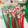 Cute Christmas Cartoon Silicone Shaker Gel Pen - Student Stationery Gift