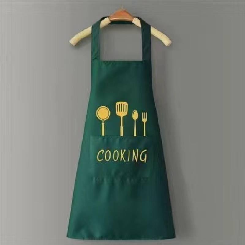 Waterproof Proof Oil Pvc Apron With Pocket Butcher Chefs Kitchen Cook Unisex Bbq