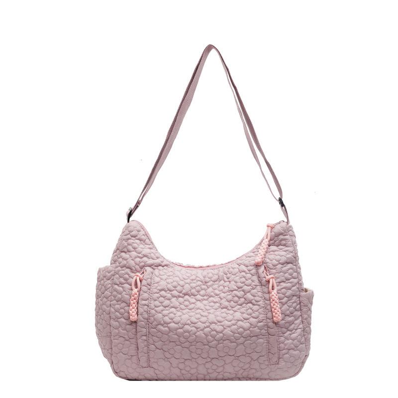 

Большая вместительная сумка-тоут для женщин, сумка через плечо, новинка 2025 года, модные сумки для покупок, симпатичные женские зимние сумки через плечо розовый