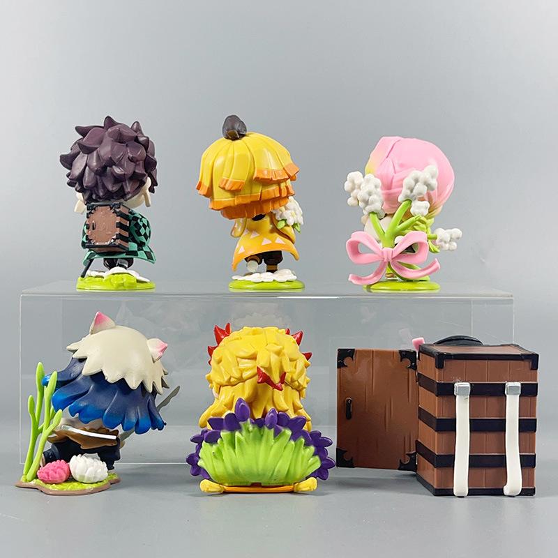 Demon Slayer Birth Flower Series: Tanjiro, Nezuko, Zenitsu Figurine (A/B Version)