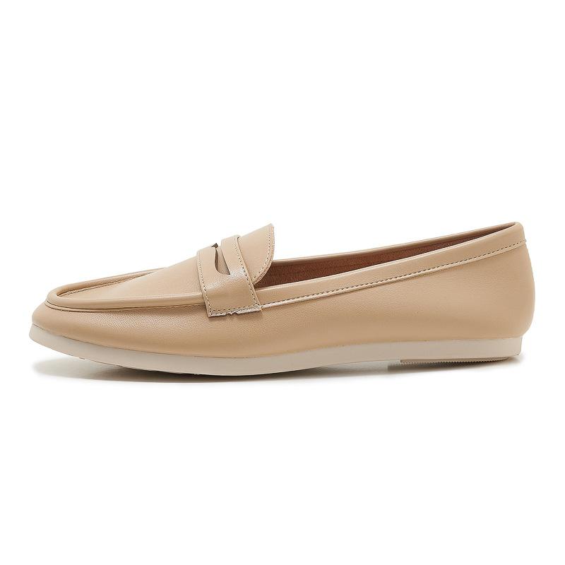 Fashion Women Walking Loafers 2025 New Autumn Fashion Retro Leisure Flats Shoes Comfortable Loafers Outside Slip On Women Flats Shoes