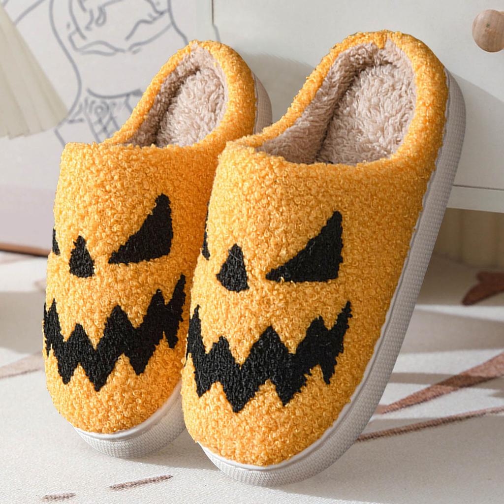 Halloween Home Slippers For Women Men Soft Plush Fuzzy Winter Holiday Slippers Slippers Comfy Hand Knit Slippers for Women