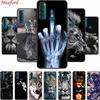 For TCL 20 SE Case Cool Wolf Lion Cat Black Bumper Silicone Soft Phone Case Cover For TCL 20 SE Back Cover Case 20SE Coque Funda