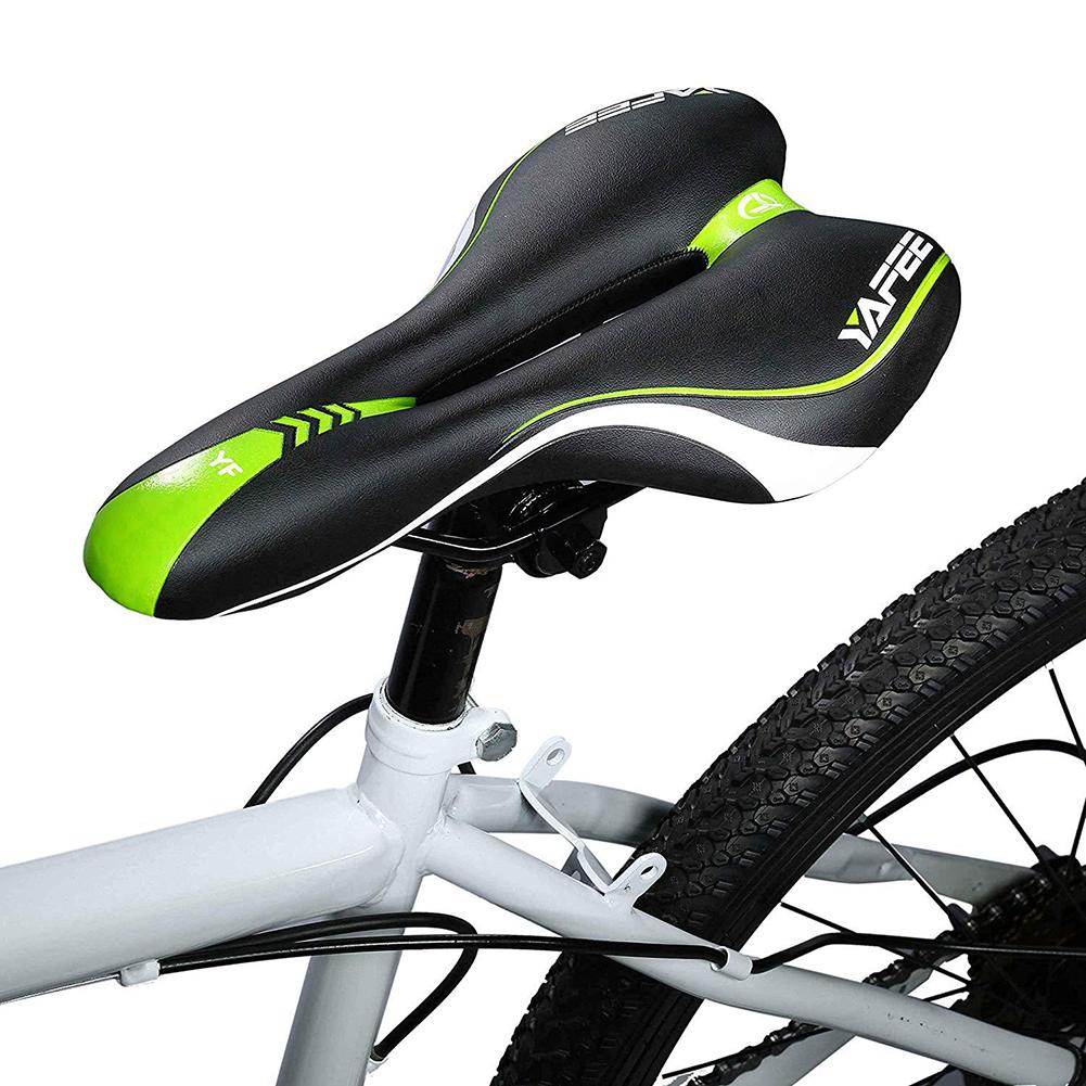 Bike Saddle Comfort Bike Seats Saddle Soft Thickened Shock Absorbing Hollow Bike Saddle For Men Women for Outdoor Sports