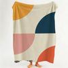 Coperta in Flanella Stile Bauhaus Adatta per Divano Soggiorno Camera da Letto