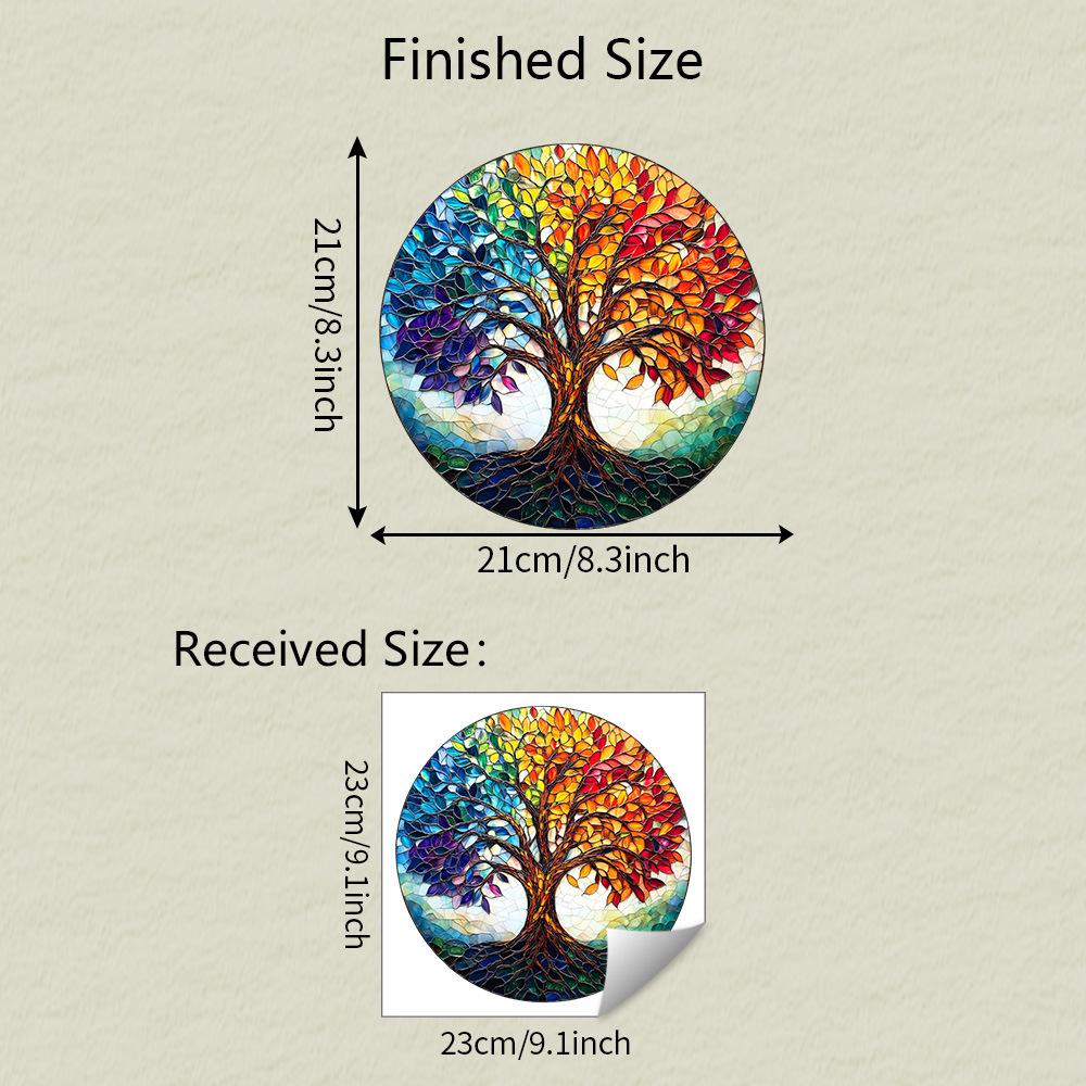 Creative Life Tree Balcony Glass Window Home Beautification Decoration Static Window Stickers