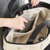 Tote Deli 3585 3586 Women's Bag, Elegant, Horizontal, Wide, LT.