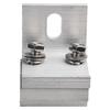 1Pcs Silver Solar Panel Clamp Anodized Photovoltaic Fixing Clip  for Off Grid Solar Power System