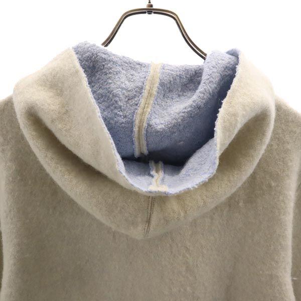unused DIESEL wool blend Stainless collar coat M White system Women Used