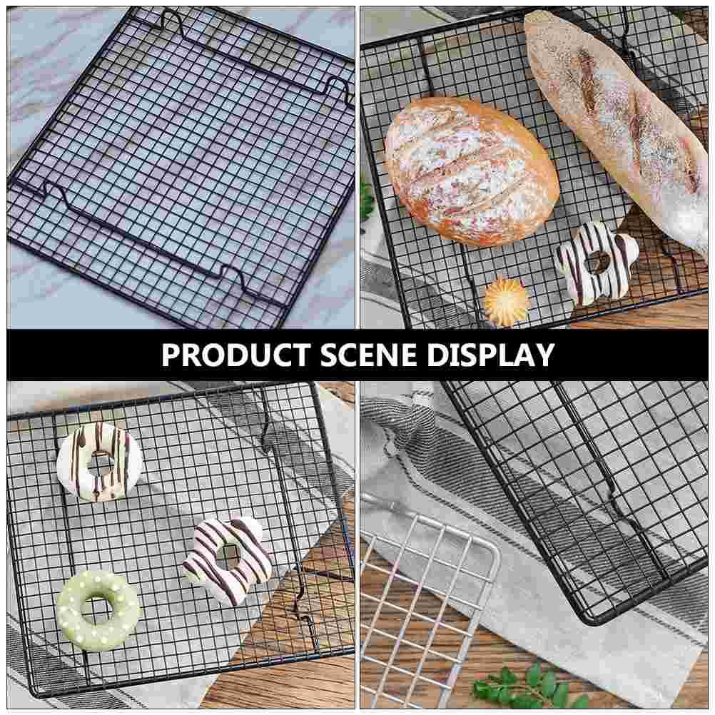 Cake Bread Cooling Rack Grid Tray Kitchen Tool Muffins Stand Cooler Oven Pastry Baking Supply Nonstick Grille Roasting