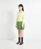 COTTONREBIRTHCLUB Color Check Skirt (Green)