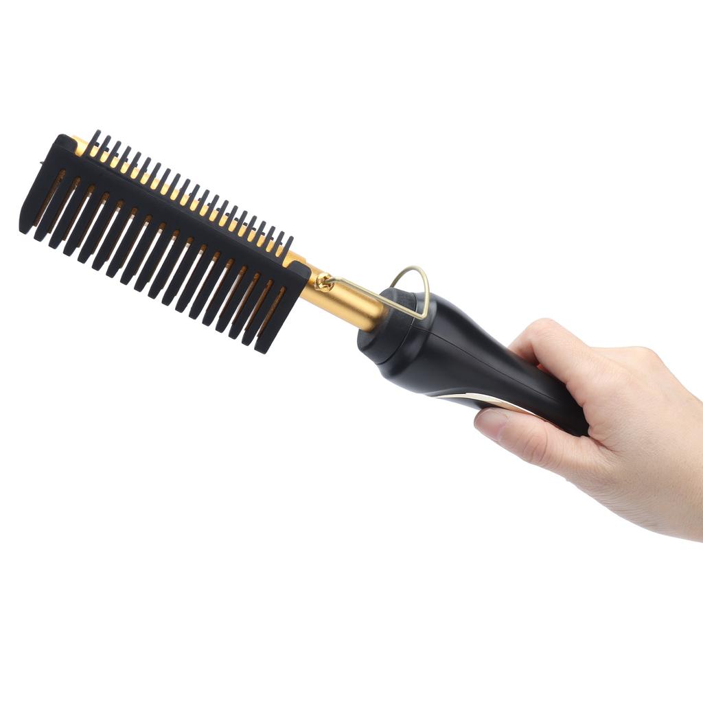 Hair Straightening Brush Temperature Control Energy Saving Automatic Dual Voltage Straightening