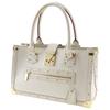 Louis Vuitton Fabreau Handbag M91815 Suhali Line Bron Goatskin Women Used