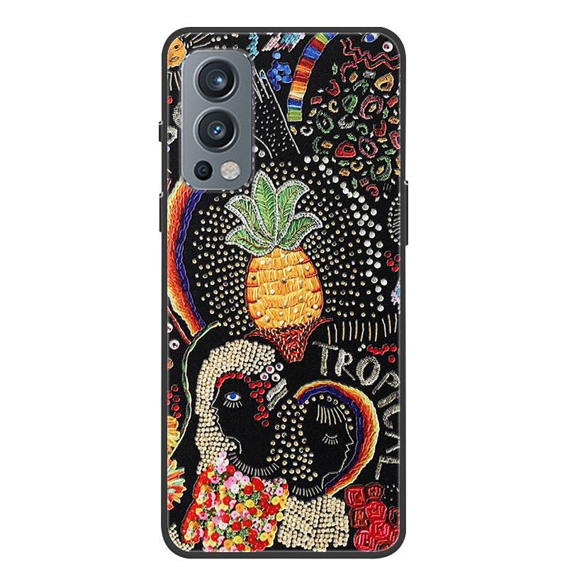 För Oneplus Nord 2 5G Fodral 3D Drake Prägling Mjuk TPU Silikon Baksidesfodral För Oneplus Nord2 5G One Plus Nord 2 Coque Bumper