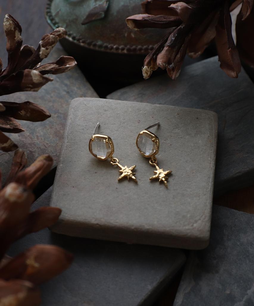 Iris Memory-Hope Starlight Crystal No. 3 Earrings-Transparent