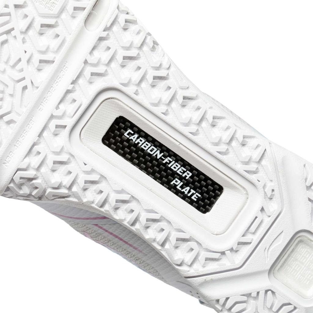 Li Ning Slip Resistant, Abrasion Resistant, Breathable, Support, Balance Low top Badminton Shoes Unisex White AYAV001-1