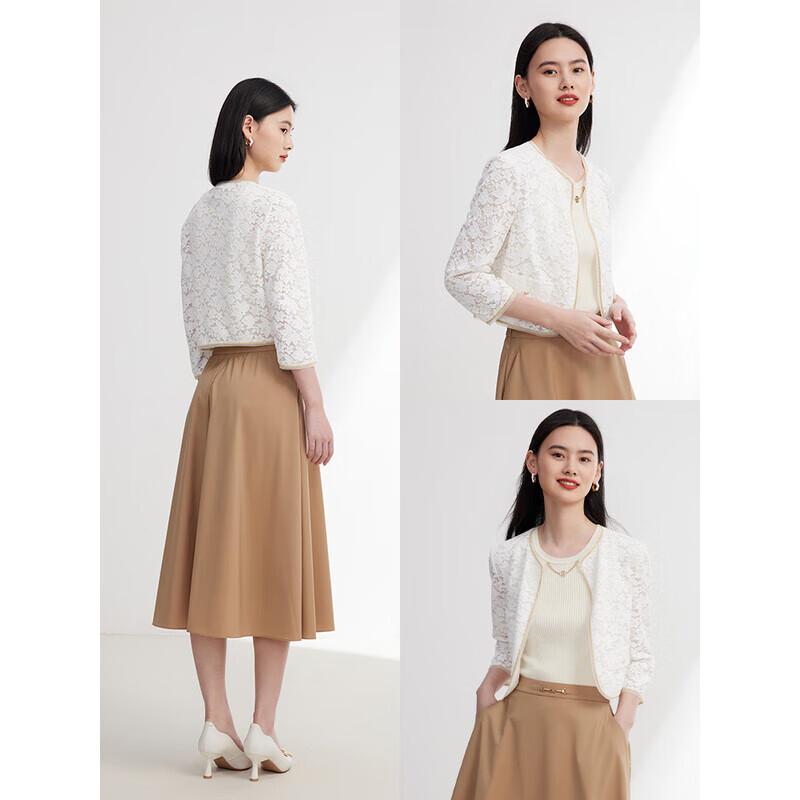 

Женский укороченный жакет EP YAYING с пионовым кружевом L