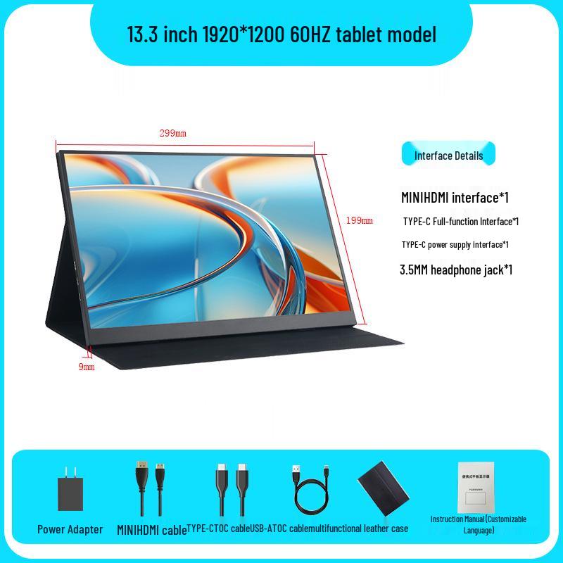 144Hz HD Portable Monitor for Mobile