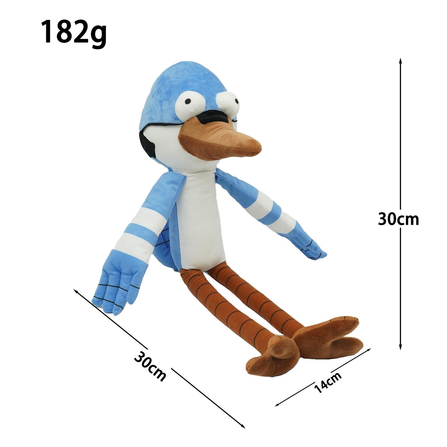 Regular Show Mordecai Plush Doll Birthday Decoration Animal Bird Mordecai Stuffed Toys Collect XMAS Holiday Gifts