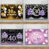 Happy Birthday Backdrop Banner Background Cloth Props Party Decorate