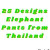 Long Loose Leg Elephant Pants Adjustable Elastic Waistband Strap Women Men Unisex Print Thailand Casual Streetwear Beach Summer Bohemian Retro Vintage