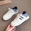 Casual Board Shoes New Spring and Autumn Platform Women's Campus Style Ins Shoes Versatile Student Bread Shoes