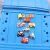 1Pcs PVC Mix Construction Vehicle Excavator Boys Buckle Clog Cool Children Cranes Car Shoe Charms Accessories Shoe Charm
