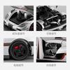 1:32 KNSG ONE 1 ONE-1 Miniature Toys Cars Alloy Diecast Models Pull Back Vehicles Rotor Door Sports Car Toddler Toy For Kid Gift