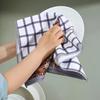 6er-Pack, Küchenhandtücher im lustigen und minimalistischen Stil, farbenfroher bedruckter dekorativer Stoff, weich und saugfähig, festliche Geschirrtücher, Reinigungsmittel.