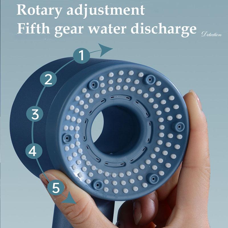 5 Modes High Pressure Filtered Shower Head With Onoff Pause Button Handheld Shower Head Bathroom Accessories
